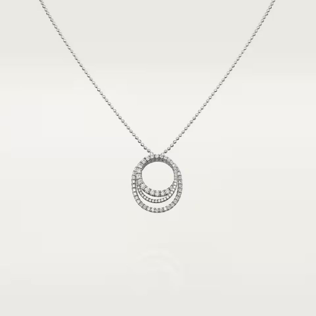 [OrnoraJewelry]ETINCELLE  FULL DIAMOND NECKLACE