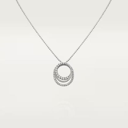 [OrnoraJewelry]ETINCELLE  FULL DIAMOND NECKLACE