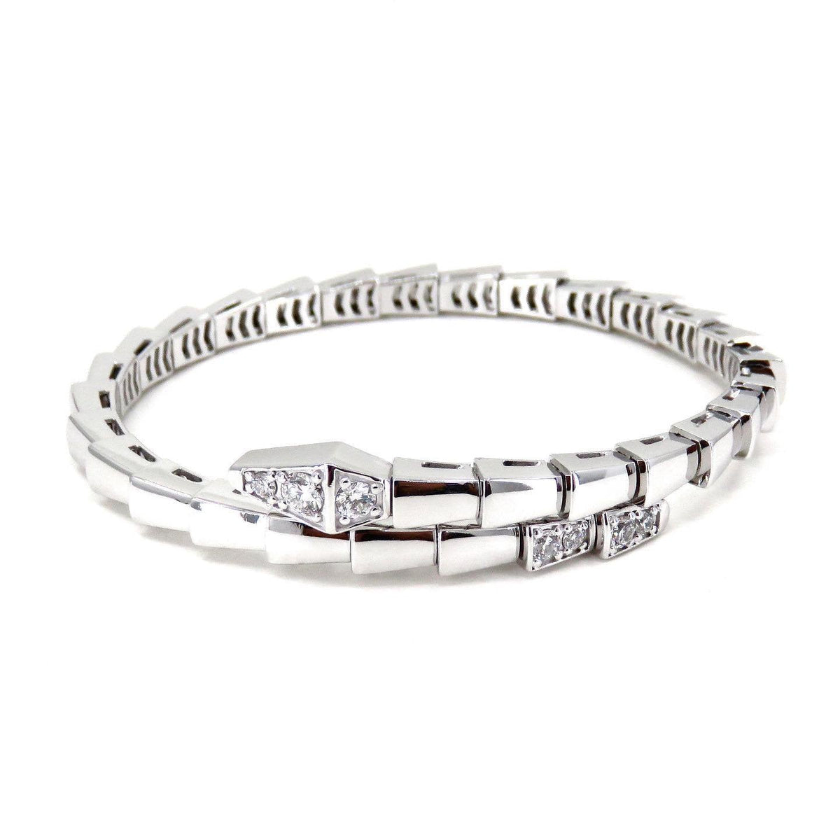 [OrnoraJewelry]SERPENTI BRACELET DIAMONDS SILVER