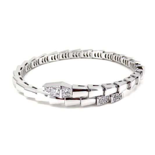 [OrnoraJewelry]SERPENTI BRACELET DIAMONDS SILVER