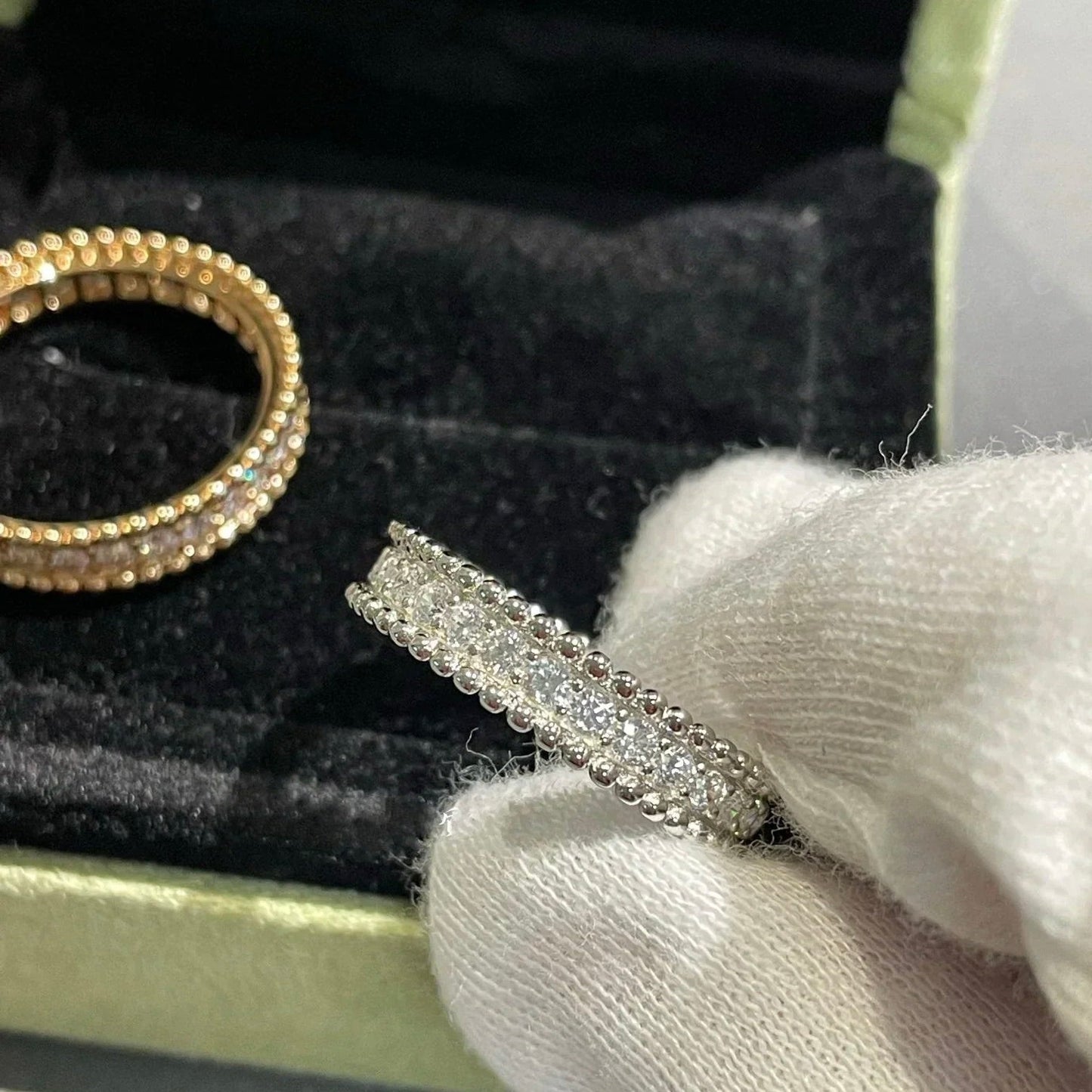 [Ornora Jewelry]PERLEE DIAMOND ROSE GOLD RING