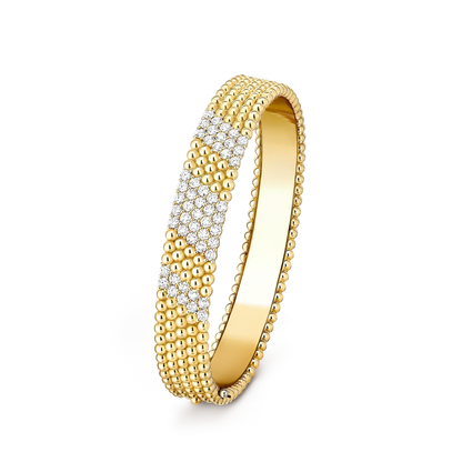 [OrnoraJewelry]  FIVE-ROW DIAMOND BRACELET