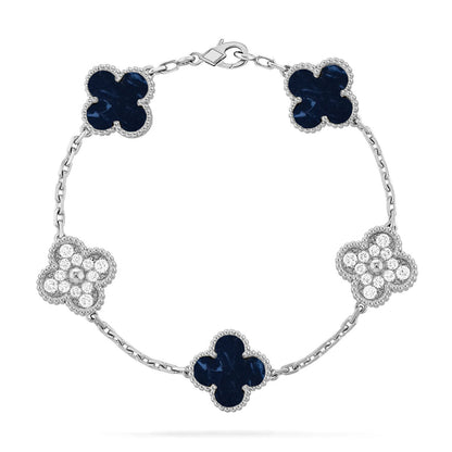 [OrnoraJewelry]CLOVER 5 MOTIF PIETERSITE BRACELET COLLECTION