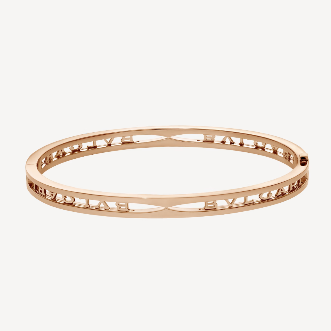 [OrnoraJewelry]ZERO 1 SPIRAL LOGO PINK GOLD BRACELET