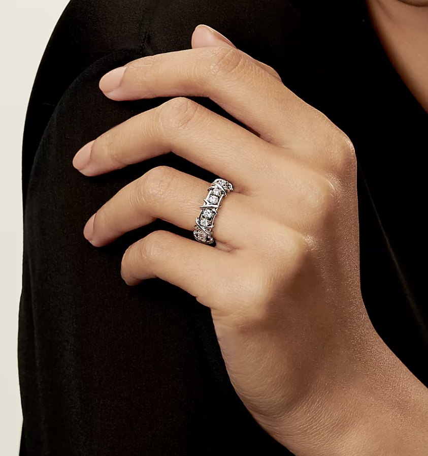 [Ornora Jewelry]SIXTEEN STONE SILVER RING