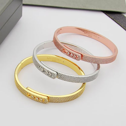 [OrnoraJewelry]Move Noa Full Pavé Diamond Bangle Bracelet
