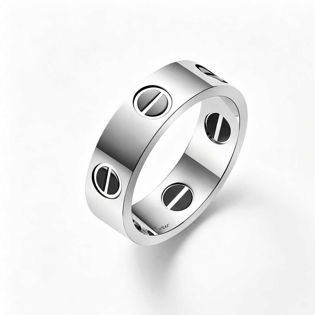 [OrnoraJewelry]LOVE RING 5.5MM NO DIAMONDS  CERAMIC