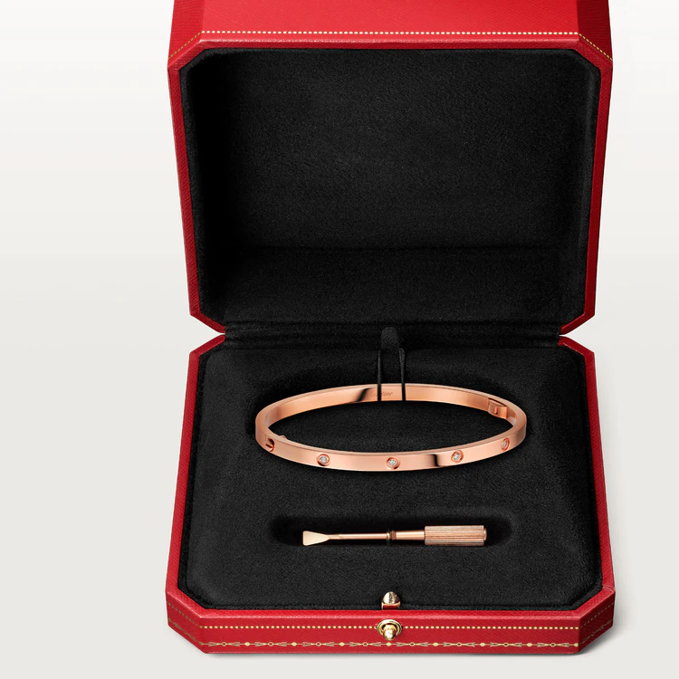 [OrnoraJewelry]LOVE BRACELET 3.65MM 10 DIAMONDS