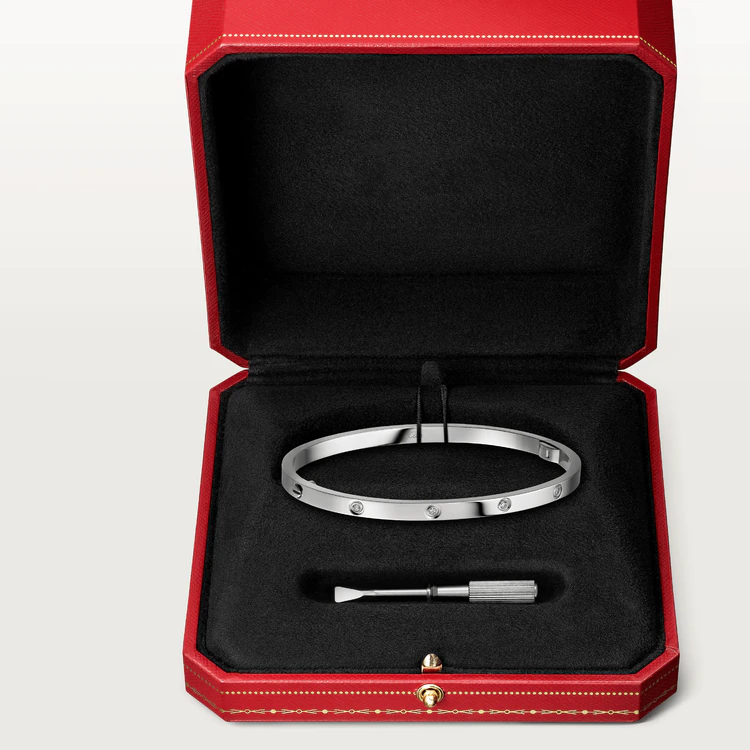 [OrnoraJewelry]LOVE BRACELET 3.65MM 10 DIAMONDS