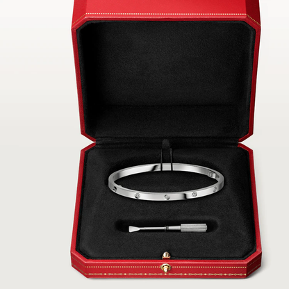 [OrnoraJewelry]LOVE BRACELET 3.65MM 10 DIAMONDS