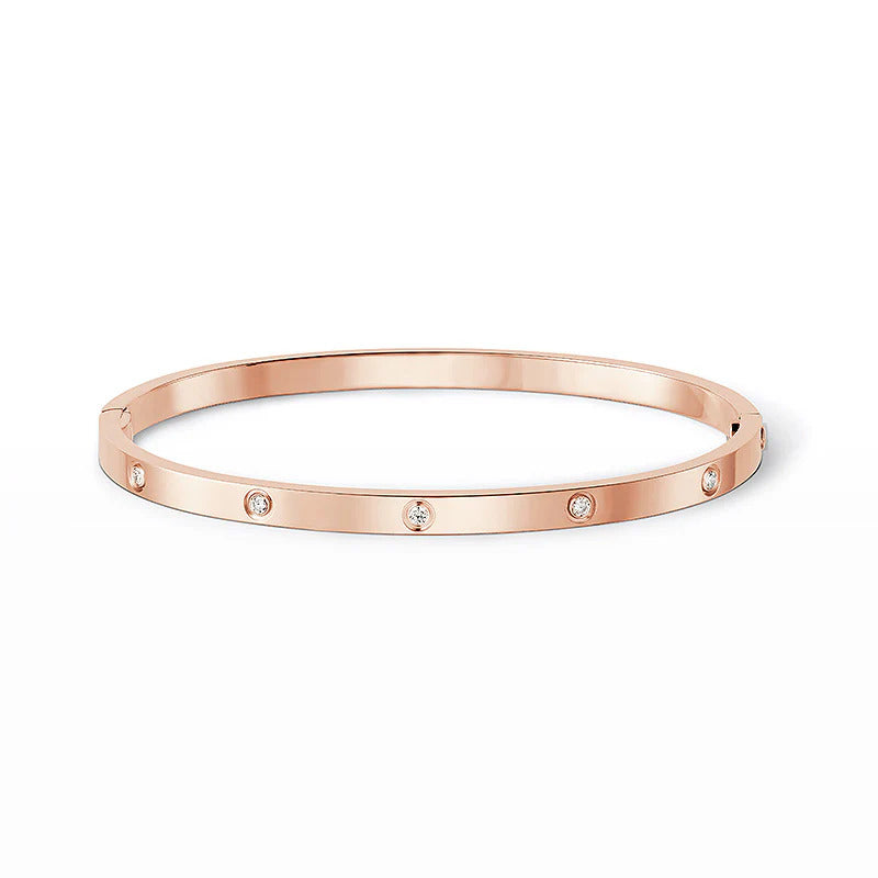 [OrnoraJewelry]LOVE BRACELET 3.65MM 10 DIAMONDS