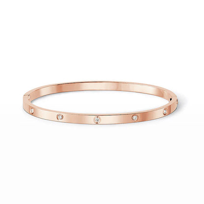 [OrnoraJewelry]LOVE BRACELET 3.65MM 10 DIAMONDS