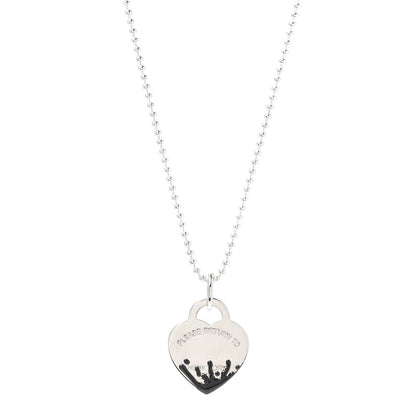 [Ornora Jewelry]COLOUR HEART SPLASH TAG NECKLACE