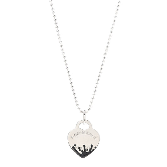 [Ornora Jewelry]COLOUR HEART SPLASH TAG NECKLACE