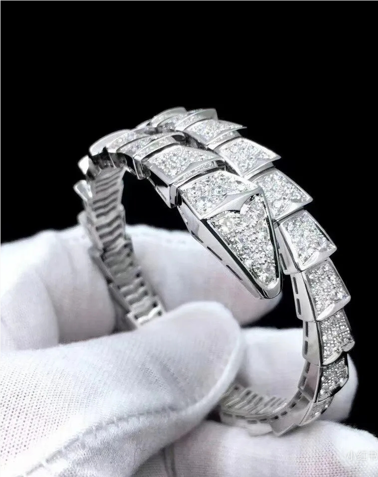 [OrnoraJewelry]SERPENTI BRACELET 8MM PINK GOLD DIAMOND