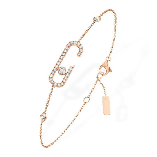 [OrnoraJewelry]BABY MOVE DIAMOND BRACELET(Adjustable length)