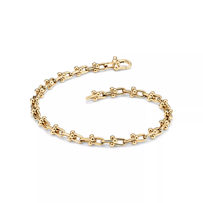 [Ornora Jewelry]HARDWEAR MICRO LINK 44 MOTIF GOLD BRACELET