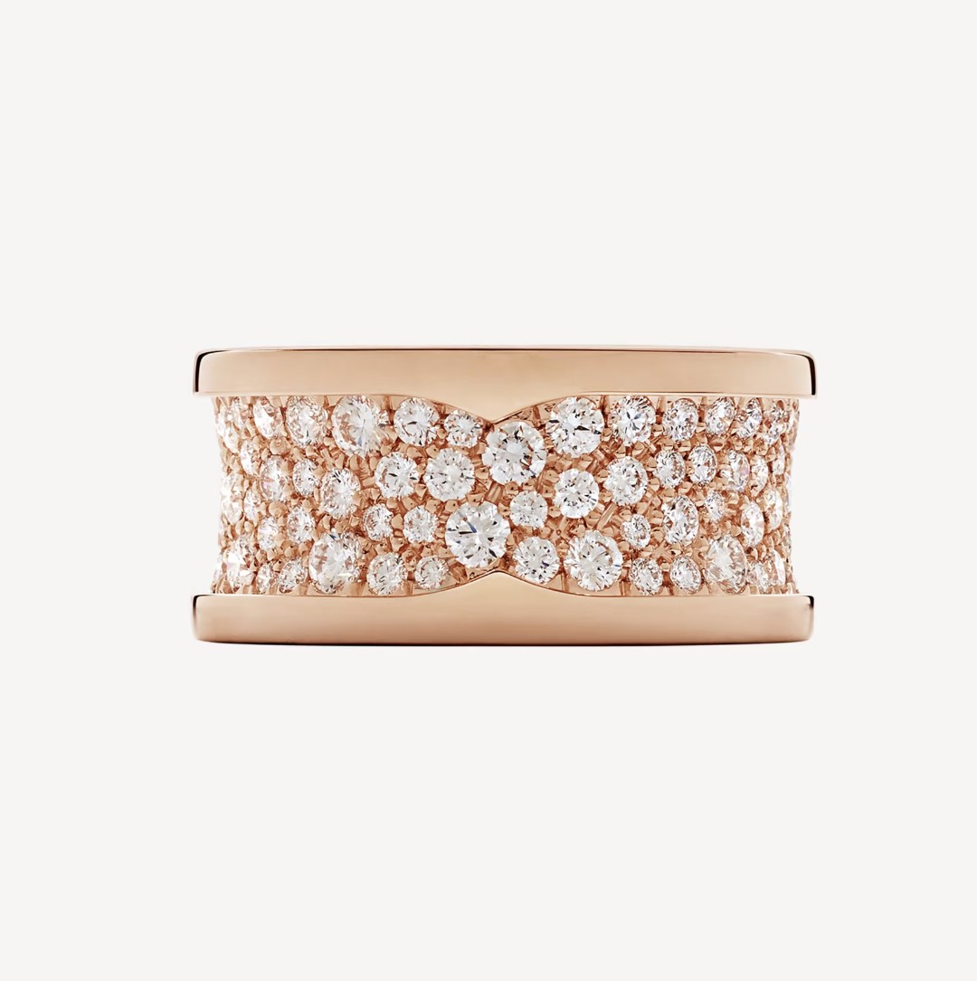 [OrnoraJewelry]ZERO 1 WITH PAVED DIAMONDS ON THE SPIRAL RING