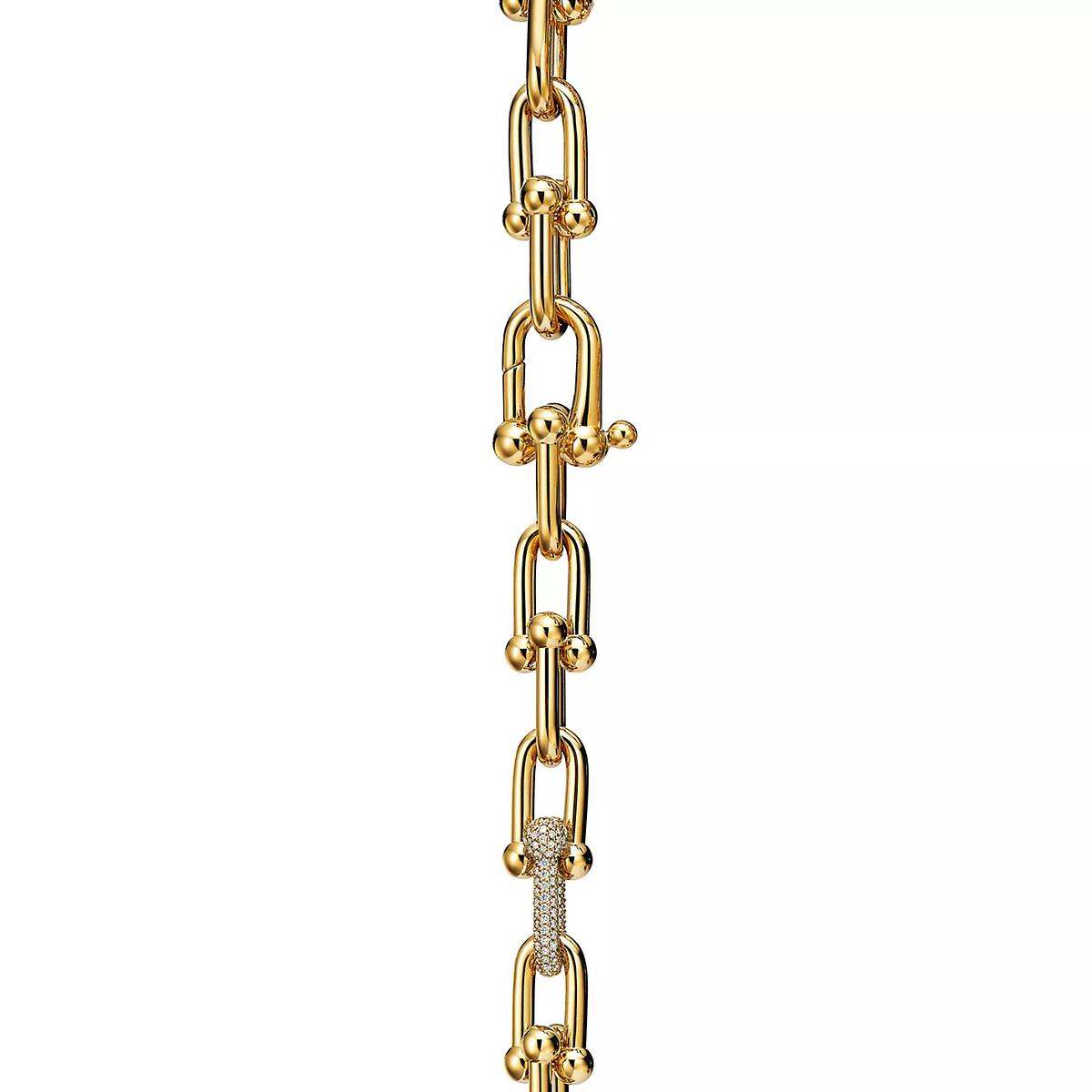 [Ornora Jewelry]HARDWEAR LARGE LINK GOLD DIAMOND BRACELET