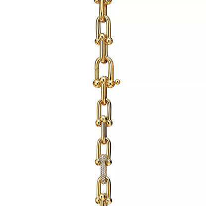 [Ornora Jewelry]HARDWEAR LARGE LINK GOLD DIAMOND BRACELET