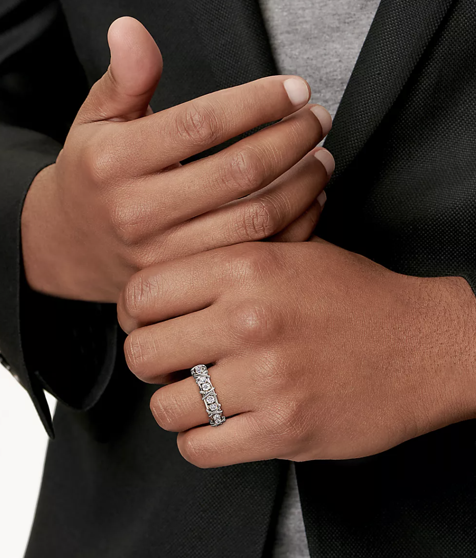 [Ornora Jewelry]SIXTEEN STONE SILVER RING