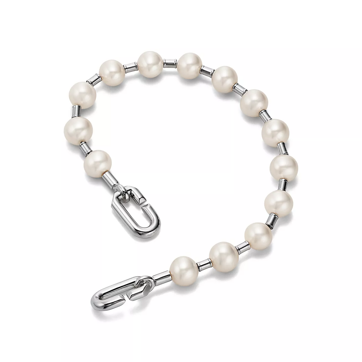 [Ornora Jewelry]PEARL 7-8MM SILVER BRACELET