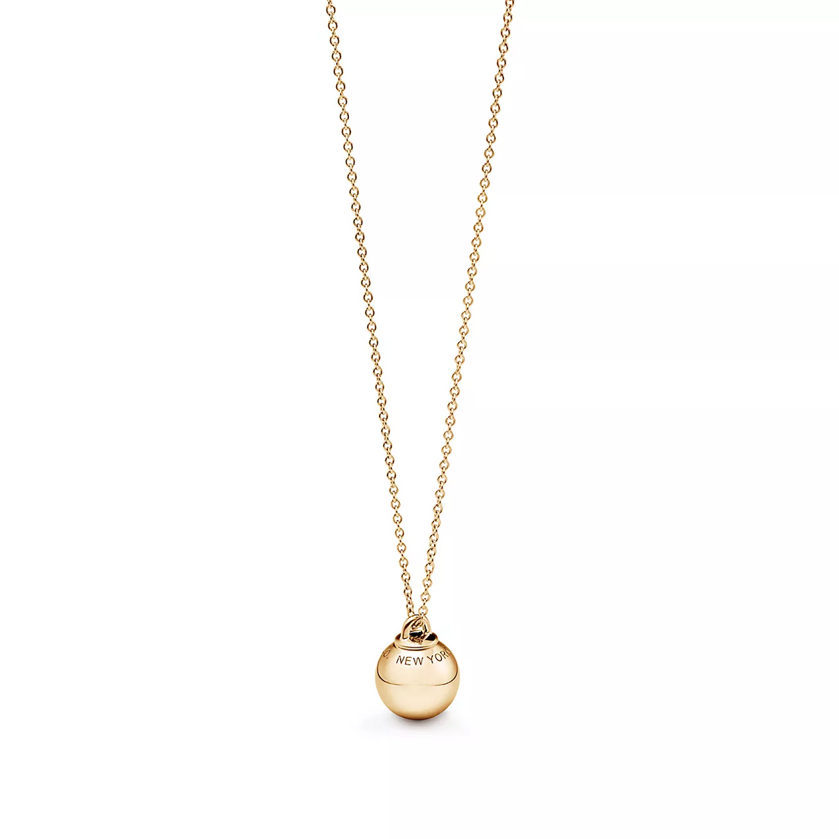 [Ornora Jewelry]BALL PENDANT 12.75MM NECKLACE