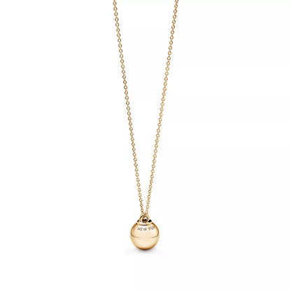 [Ornora Jewelry]BALL PENDANT 12.75MM NECKLACE