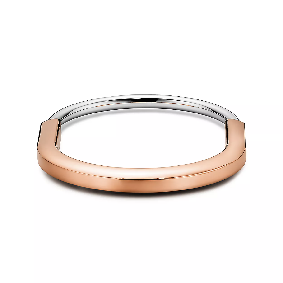 [Ornora Jewelry]LOCK BRACELET ROSE AND WHITE GOLD