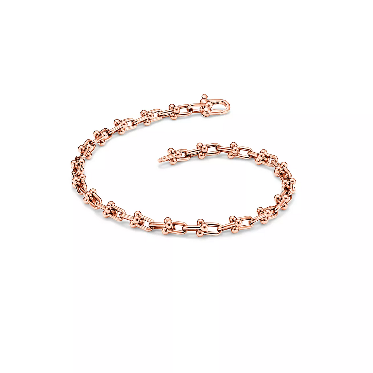 [Ornora Jewelry]HARDWEAR MICRO LINK 44 MOTIF PINK GOLD BRACELET