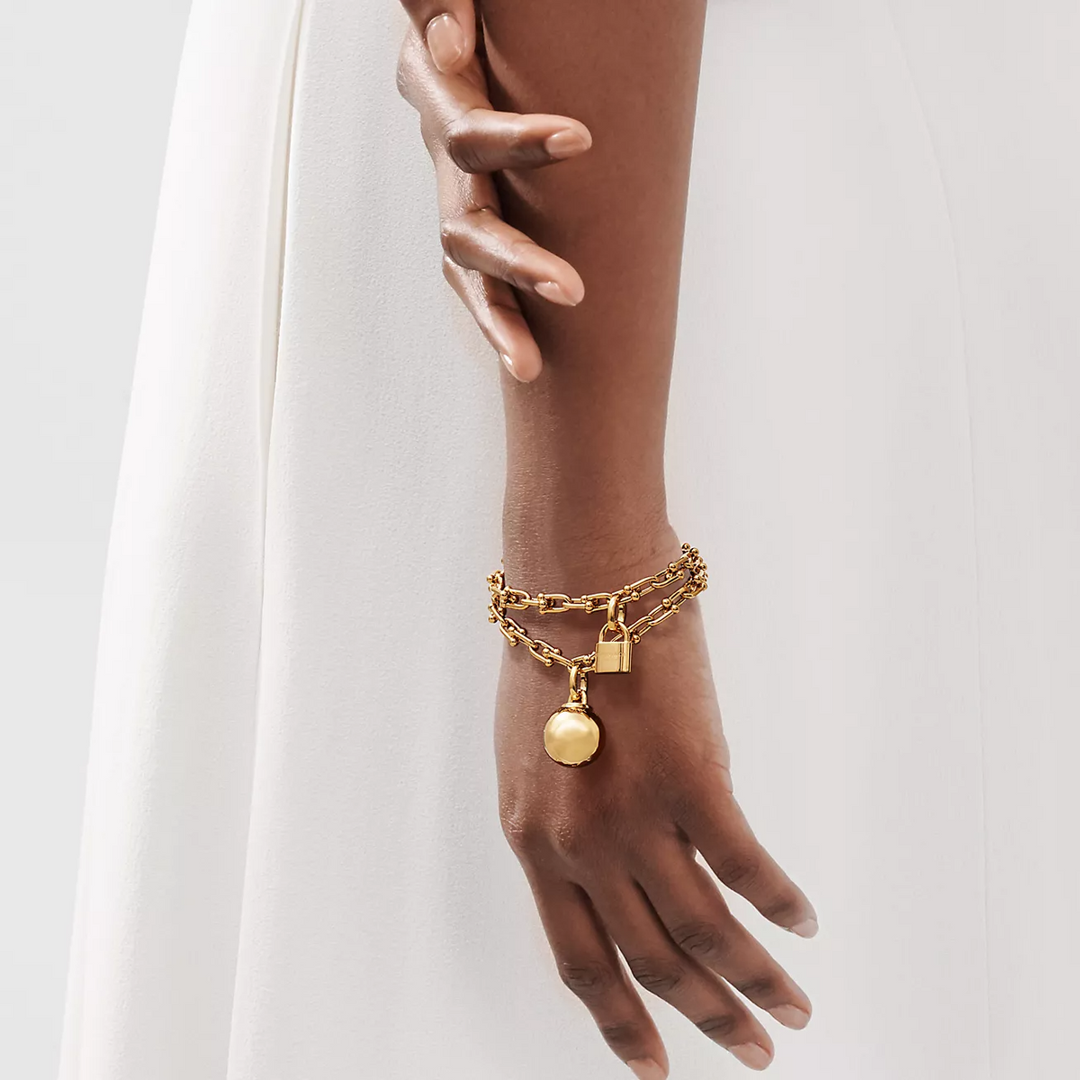 [Ornora Jewelry]HARDWEAR SMALL WRAP GOLD BRACELET