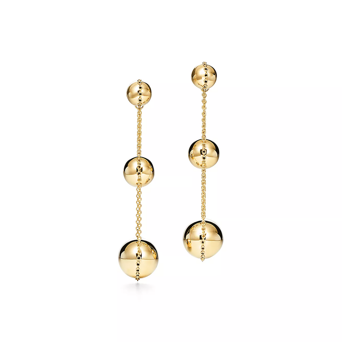 [Ornora Jewelry]TRIPLE DROP GOLD EARRINGS