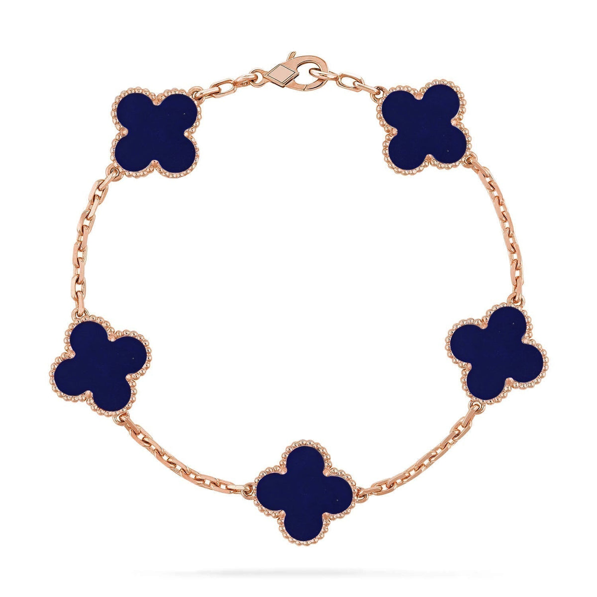 [OrnoraJewelry]CLOVER 5 MOTIF LAPIS LAZULI BRACELET COLLECTION
