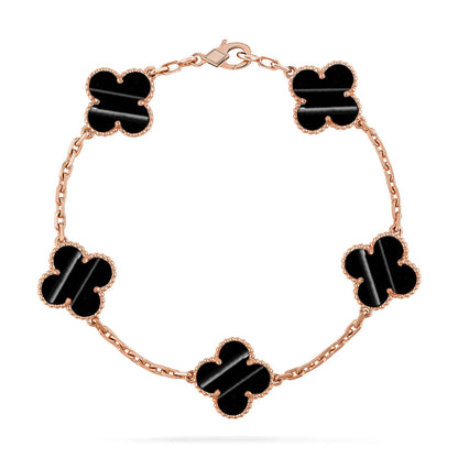 [OrnoraJewelry] CLOVER 5 MOTIF PULSAR STONE BRACELET COLLECTION
