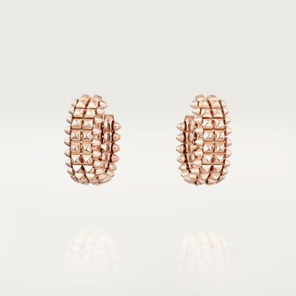[OrnoraJewelry]CLASH 9.2MM DOUBLE ROW EARRINGS