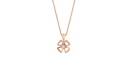 [OrnoraJewelry]FIOREVER NECKLACE DIAMOND CENTER