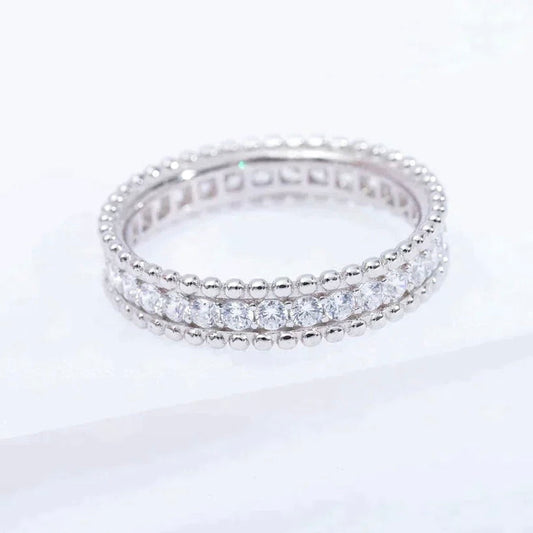 [OrnoraJewelry]PERLEE DIAMOND SILVER RING