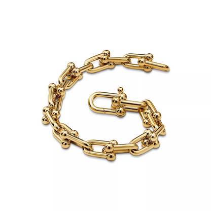 [Ornora Jewelry]HARDWEAR MEDIUM LINK 20 MOTIF GOLD BRACELET
