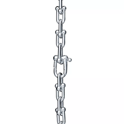 [Ornora Jewelry]HARDWEAR SMALL LINK 26 MOTIF SILVER BRACELET