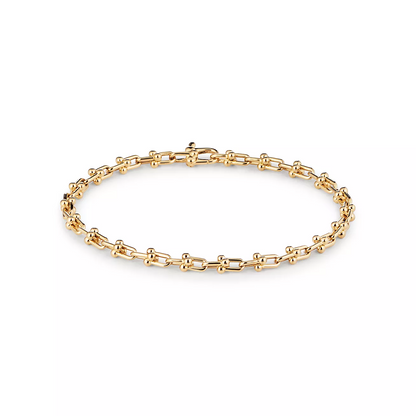 [Ornora Jewelry]HARDWEAR MICRO LINK 44 MOTIF GOLD BRACELET