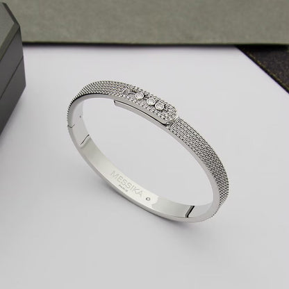 [OrnoraJewelry]Move Noa Full Pavé Diamond Bangle Bracelet