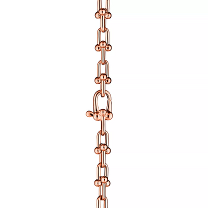 [Ornora Jewelry]HARDWEAR MICRO LINK 44 MOTIF PINK GOLD BRACELET