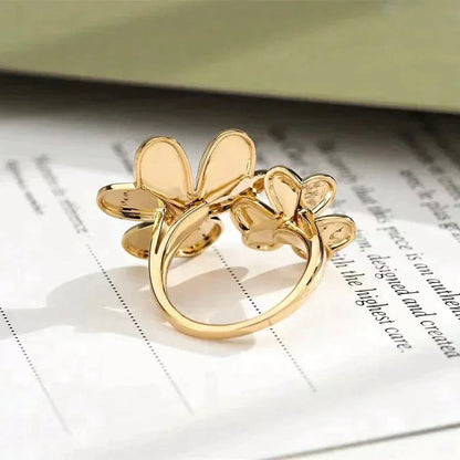 [OrnoraJewelry]CLOVER COMOS GOLD DIAMOND RING