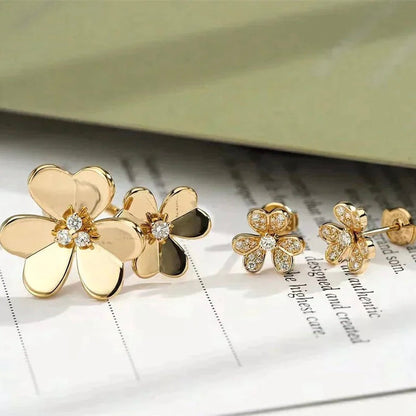 [OrnoraJewelry]CLOVER COMOS GOLD DIAMOND RING