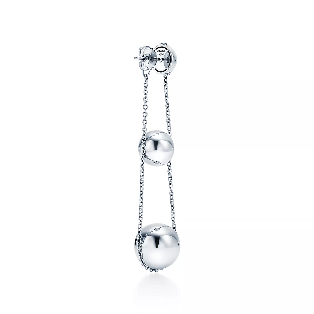 [Ornora Jewelry]TRIPLE DROP SILVER EARRINGS