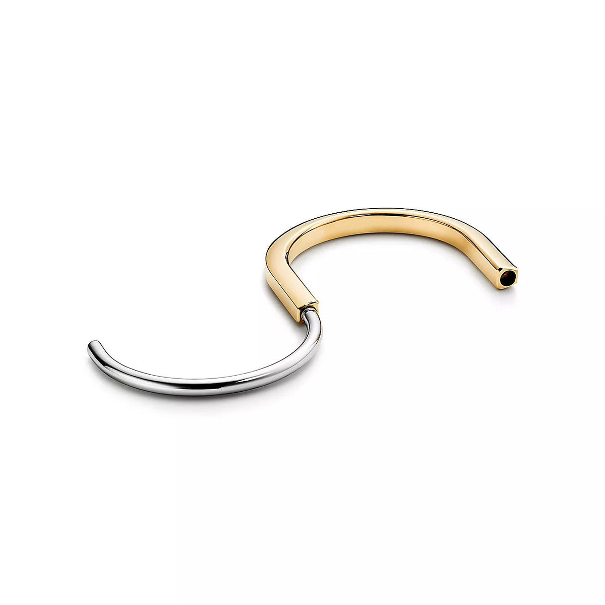 [Ornora Jewelry]LOCK BRACELET YELLOW AND WHITE GOLD