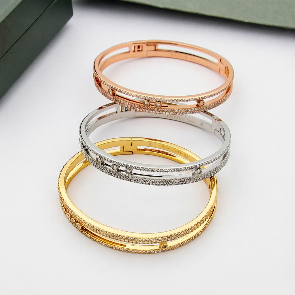 [OrnoraJewelry]Move Romane pavé bangle