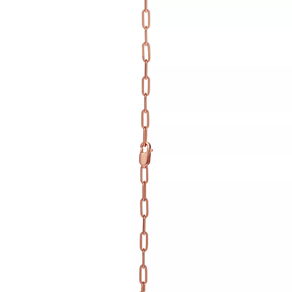 [Ornora Jewelry]LOCK MEDIUM PENDANT PINK DIAMOND PINK GOLD NECKLACE