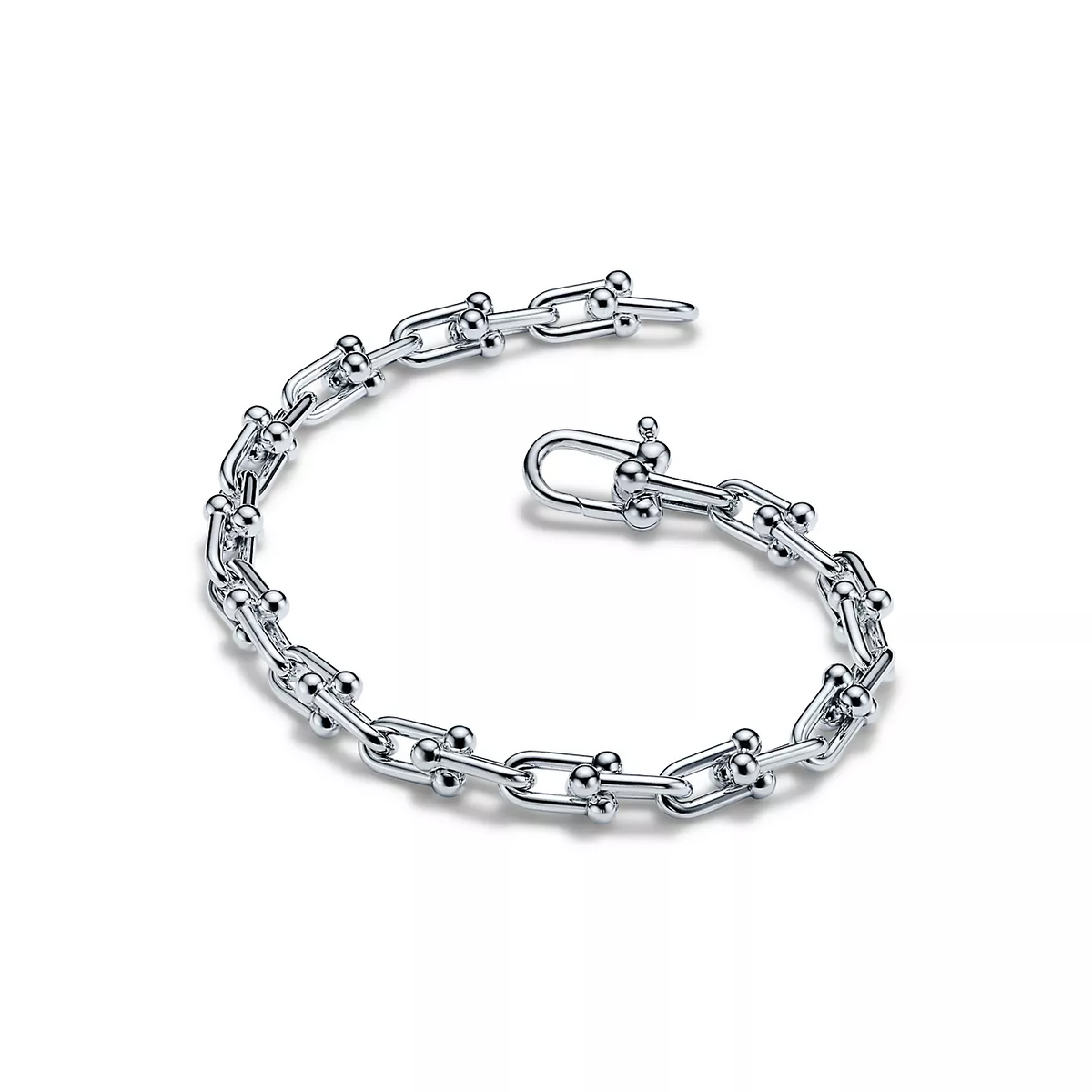 [Ornora Jewelry]HARDWEAR SMALL LINK 26 MOTIF SILVER BRACELET