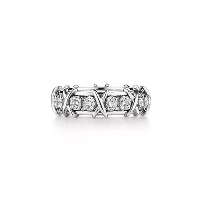[Ornora Jewelry]SIXTEEN STONE SILVER RING